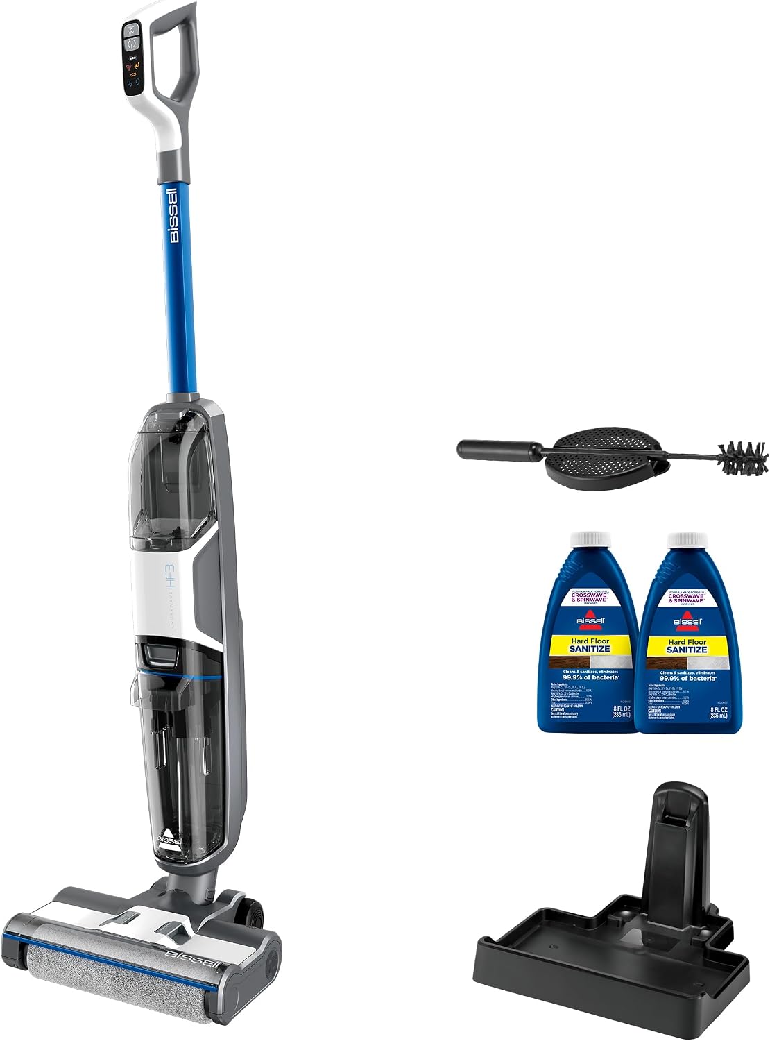 Bissell Crosswave HF3 Cordless Wet Dry Vacuum Cleaner and Mop, Multi-Surface and Hardwood Floor Cleaner 3649A