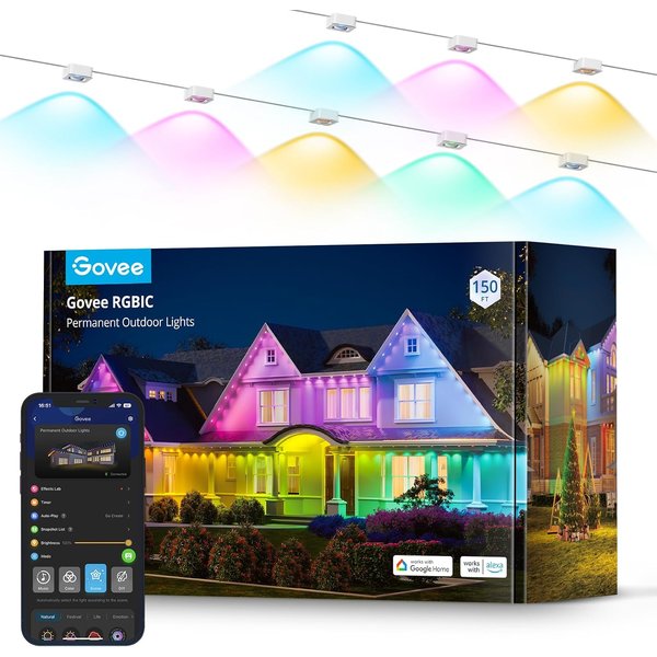 Govee Permanent Outdoor Lights 150ft with 108 LEDs