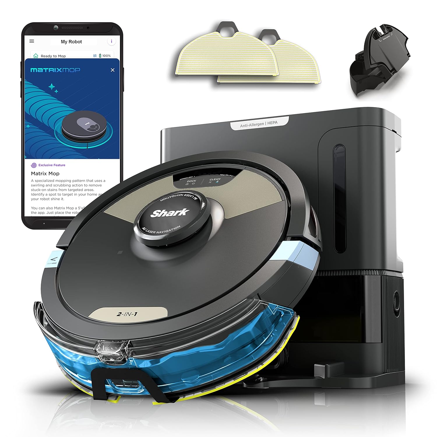 Shark Matrix Plus 2-in-1 Robot Vacuum and Mop