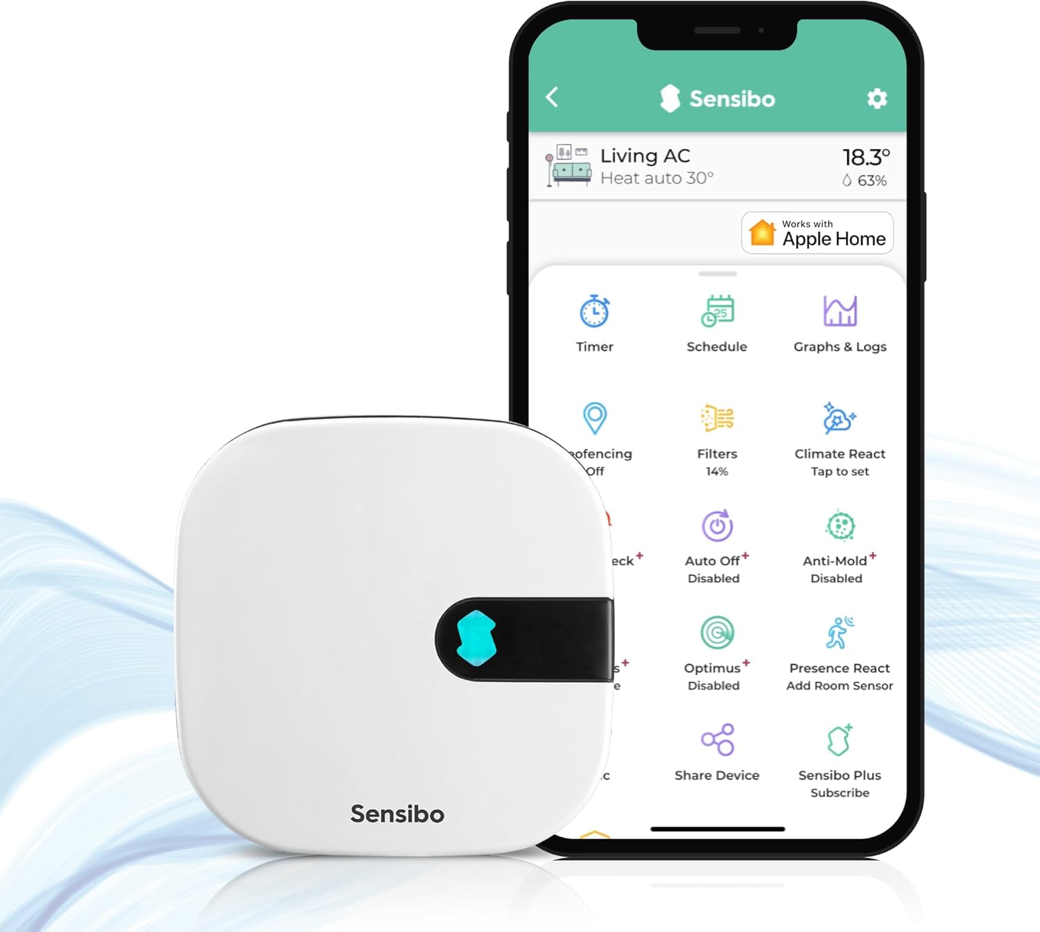 Sensibo Air smart air conditioner controller with Apple HomeKit certification