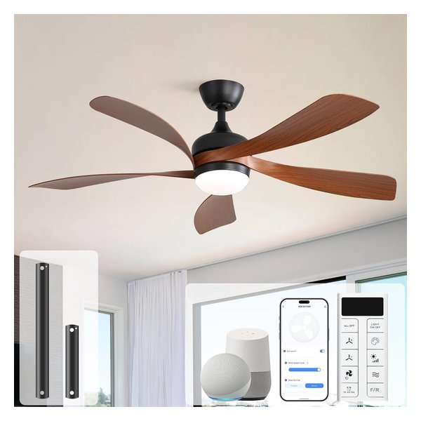 Sofucor 52-inch smart ceiling fan for indoor and outdoor use