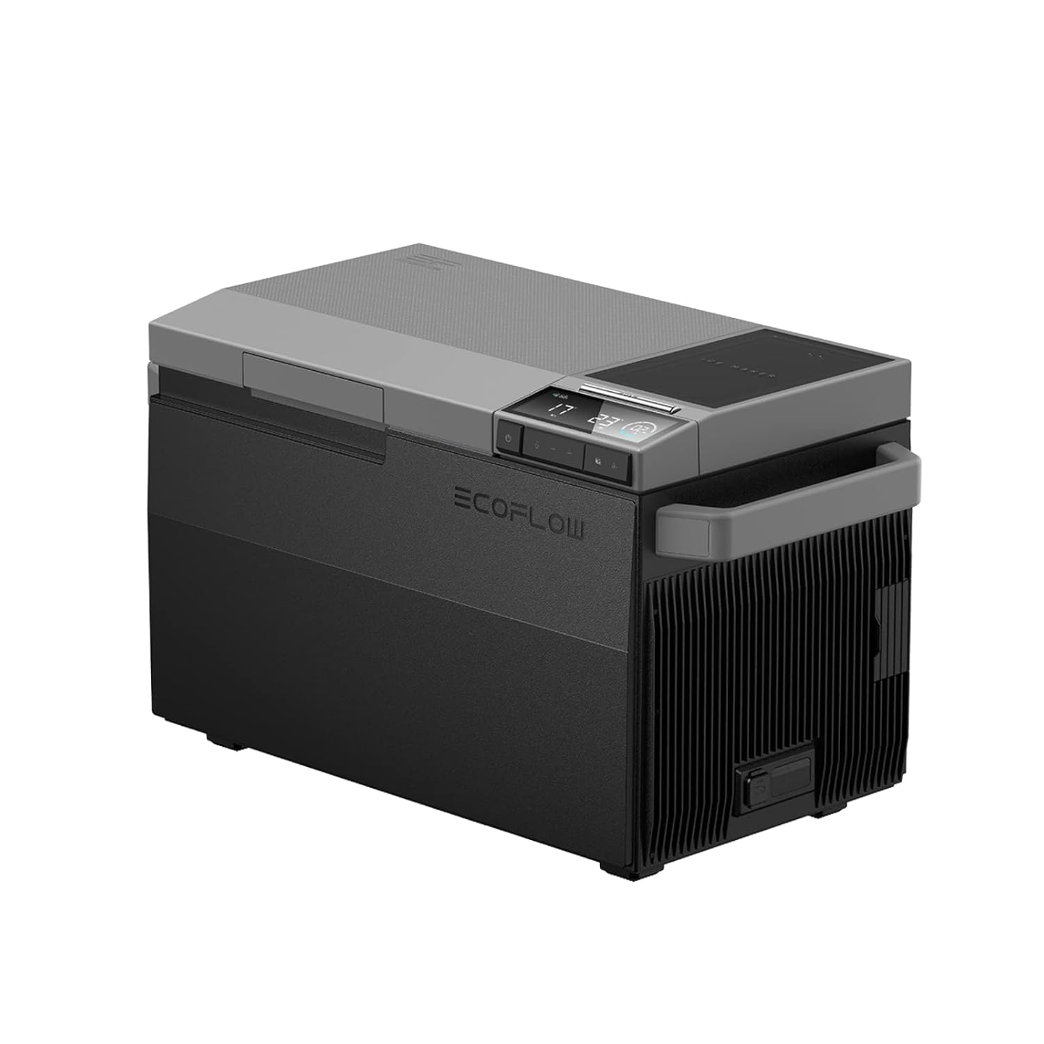 EF ECOFLOW GLACIER 38L car refrigerator with built-in ice maker, dual zone WiFi app control portable electric cooler with digital display