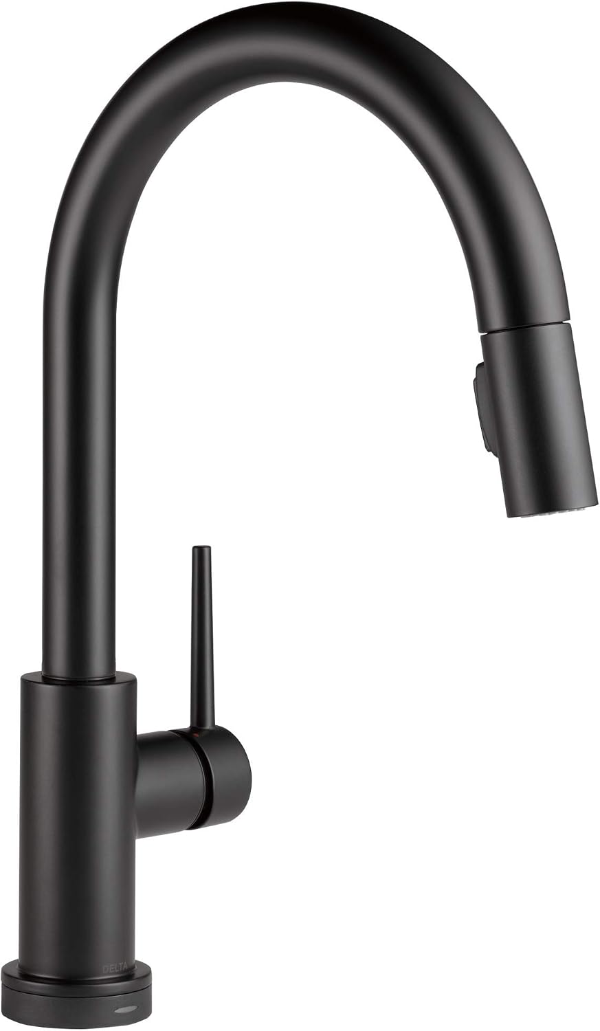 Delta Trinsic VoiceIQ touchless kitchen faucet in Matte Black 9159TV-BL-DST
