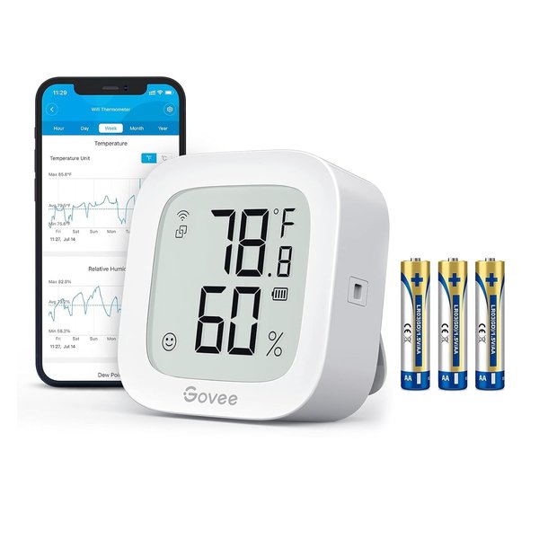 Govee WiFi thermometer hygrometer H5103 with e-ink display and app