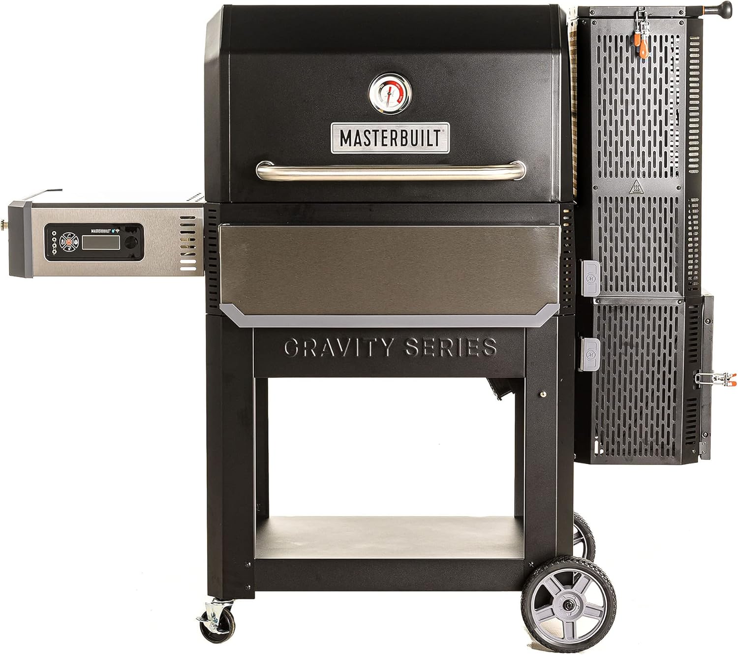 Masterbuilt Gravity Series 1050 digital charcoal grill smoker combo in black