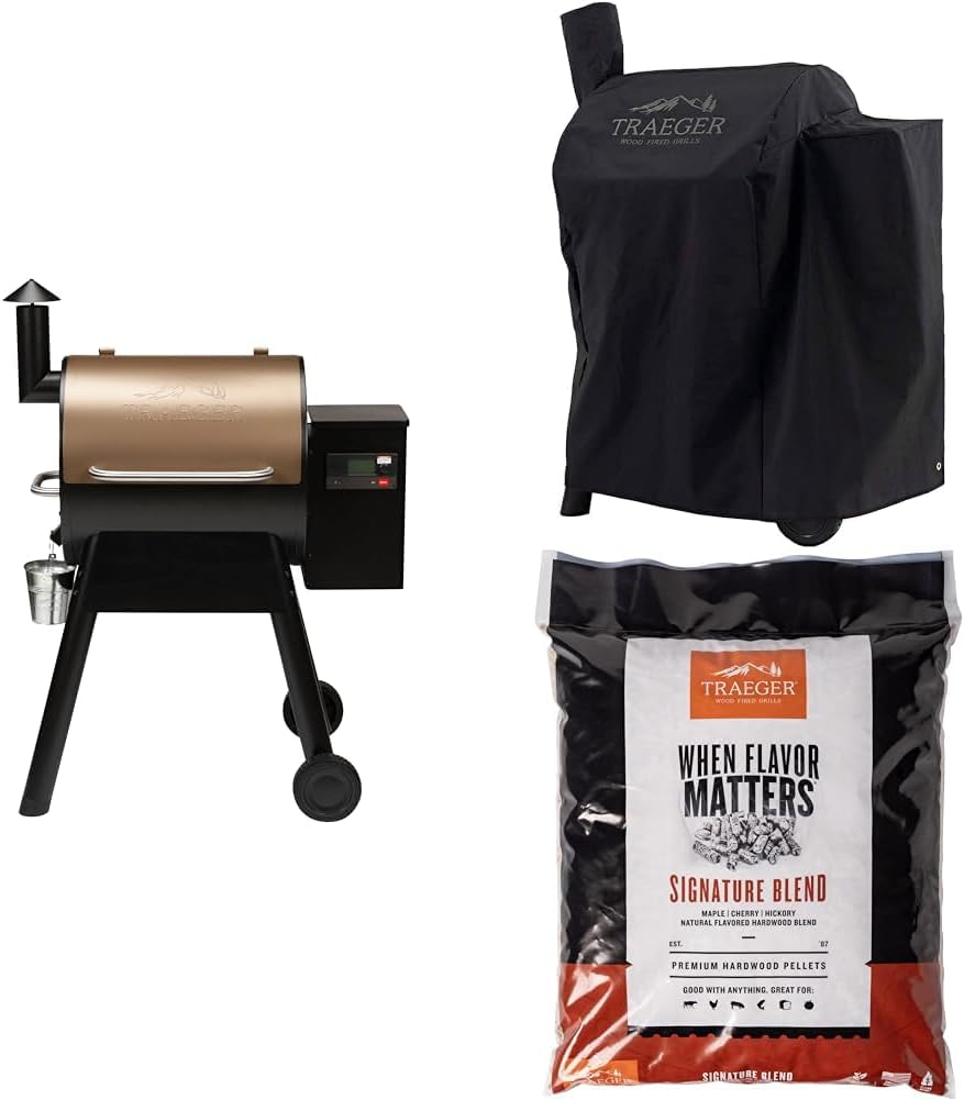 Traeger Grills Pro 575 Wood Pellet Grill and Smoker in bronze