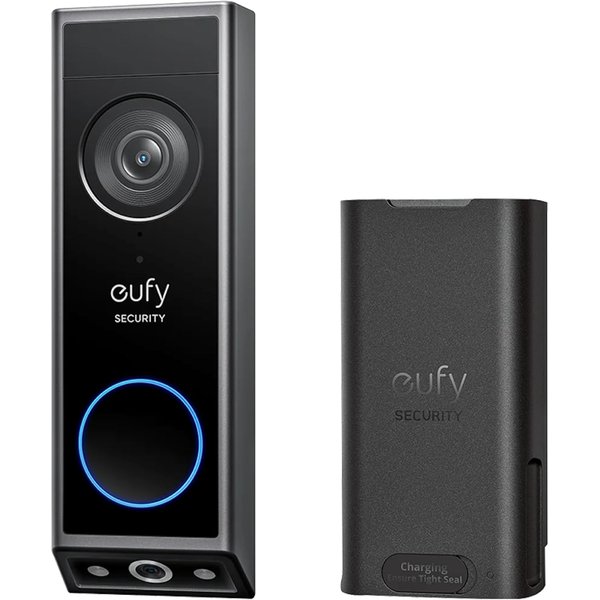 eufy Security Video Doorbell E340 dual camera with extra battery pack