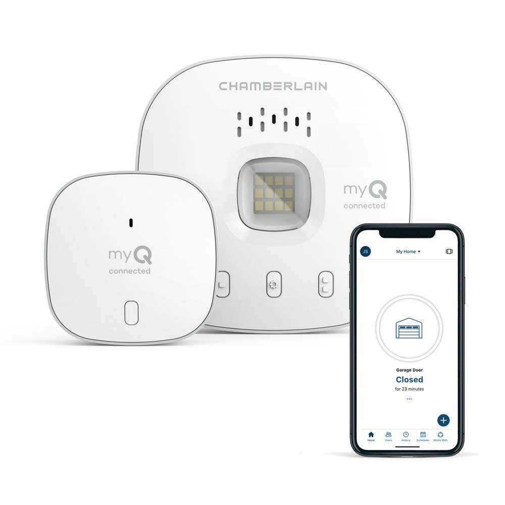 Chamberlain myQ Smart Garage Control hub and sensor