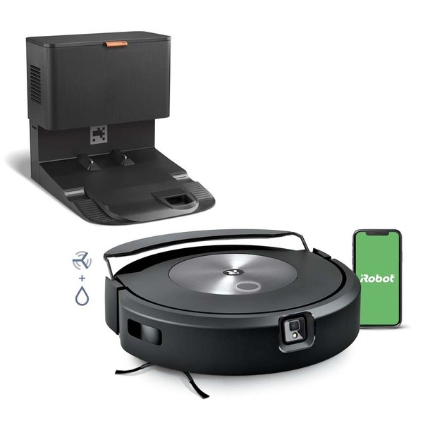 iRobot Roomba Combo j7+ robot vacuum and mop with self-emptying base