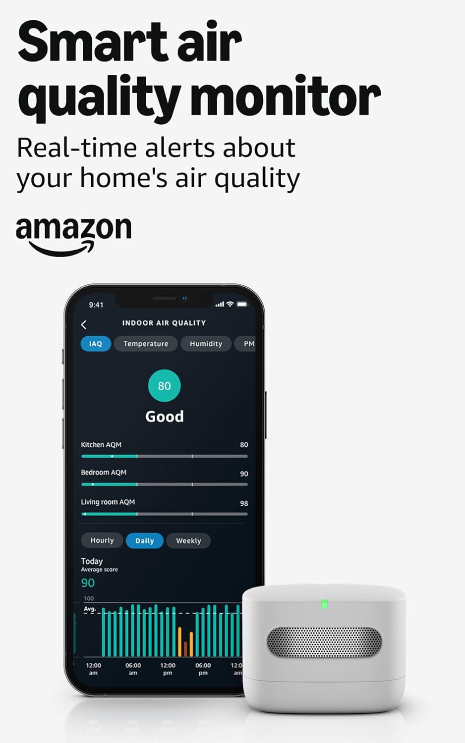 Amazon Smart Air Quality Monitor that works with Alexa