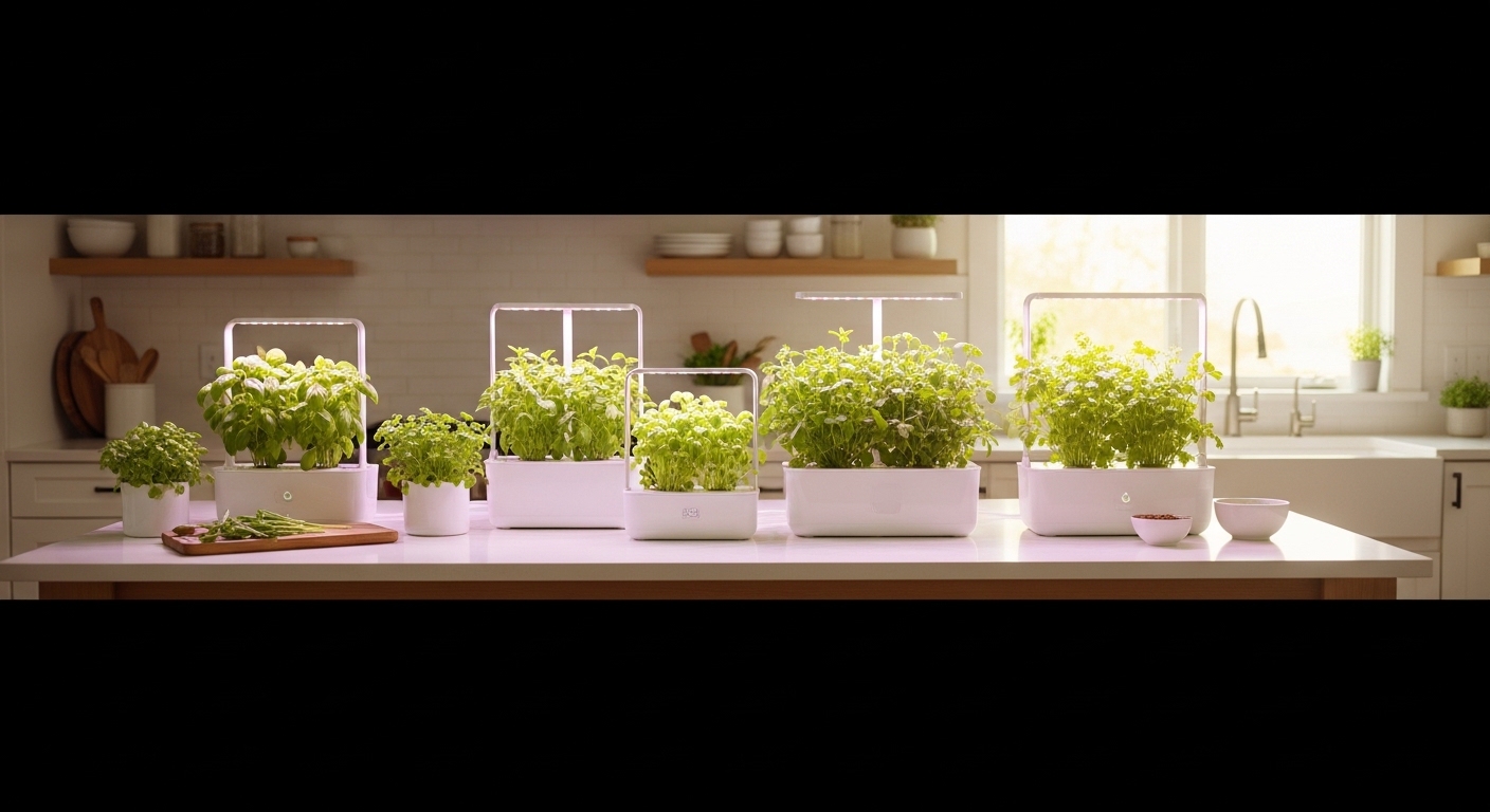 Best Smart Indoor Gardens 2026: Grow Fresh Herbs on Your Kitchen Counter
