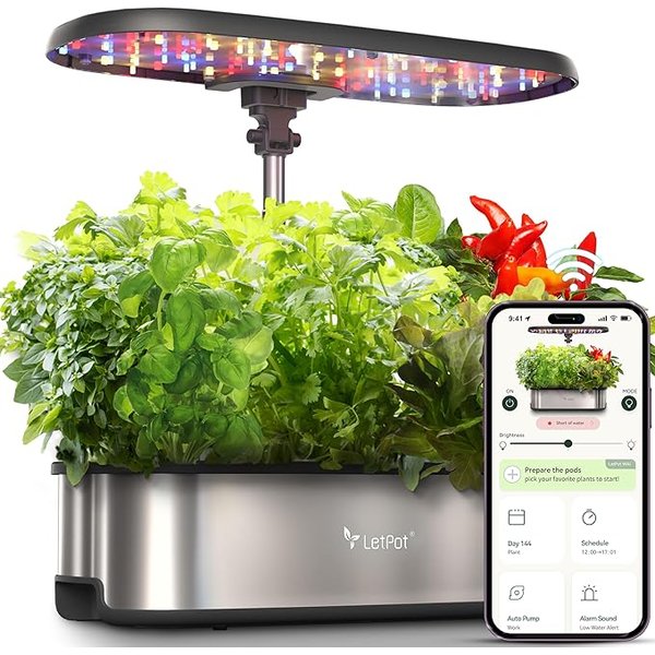 LetPot LPH-SE 12-pod smart indoor garden with WiFi