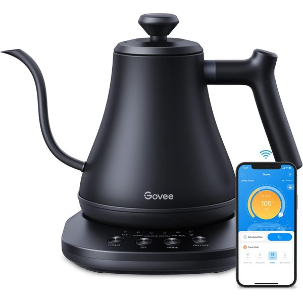 Govee smart electric gooseneck kettle with WiFi app temperature control
