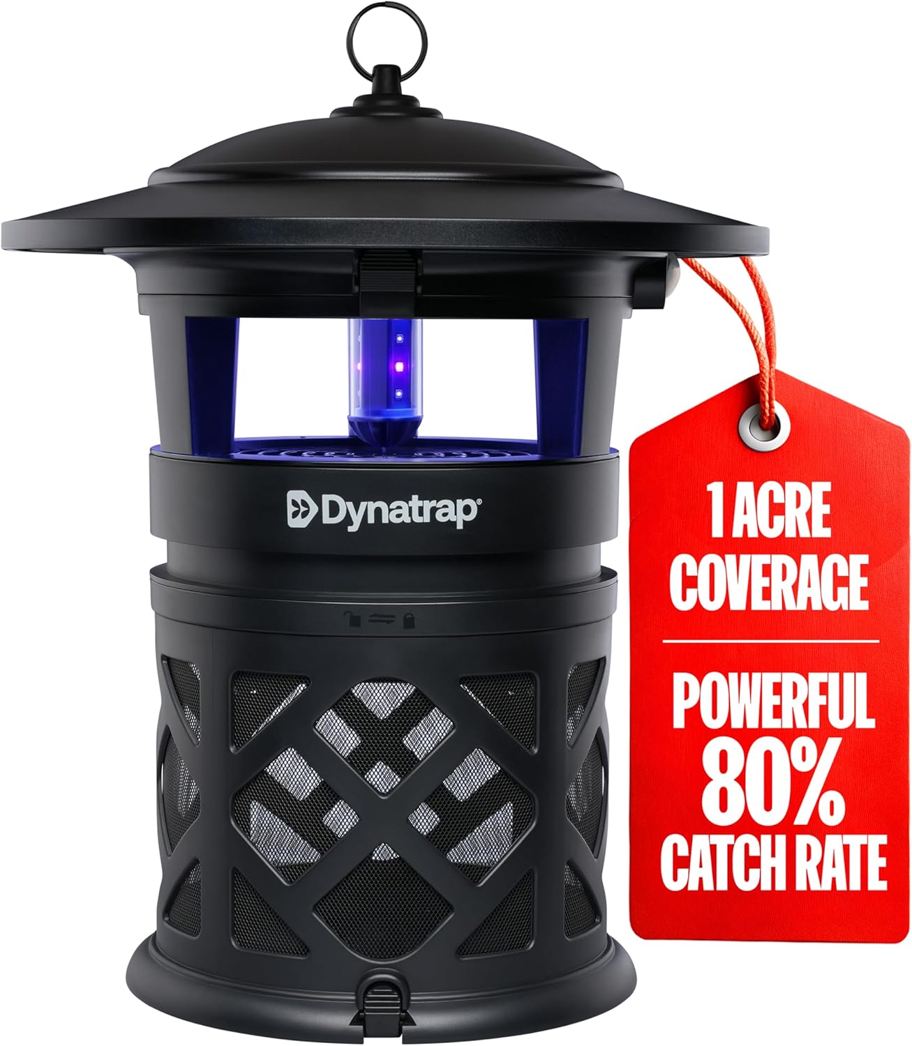 Dynatrap DT2030SR 1-acre outdoor mosquito and flying insect trap in black finish