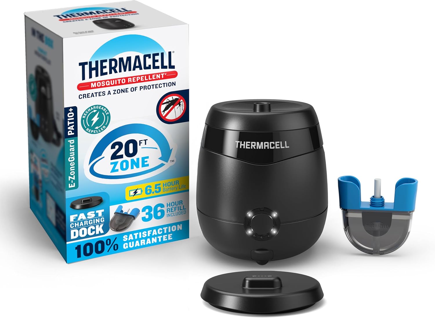 Thermacell E-Series rechargeable mosquito repeller with 36-hour refill cartridge
