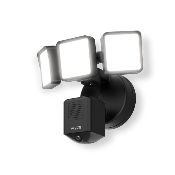 Wyze Floodlight Camera Pro with dual floodlights and 180-degree wide-angle security camera