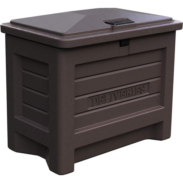 Yale Smart Delivery Box with Wi-Fi in carbon brown