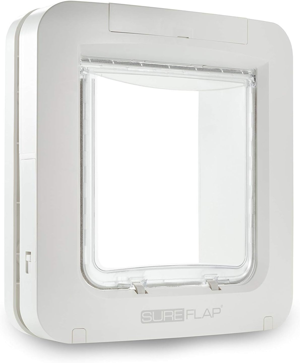 SureFlap Sure Petcare Microchip Pet Door in white for large cats and small dogs