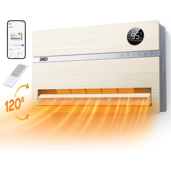 Dreo Smart Wall Heater WH719S with app and 120 degree oscillation