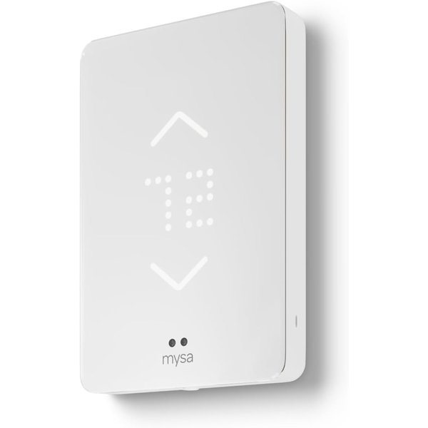 Mysa Smart Thermostat V2 for electric baseboard heaters in white
