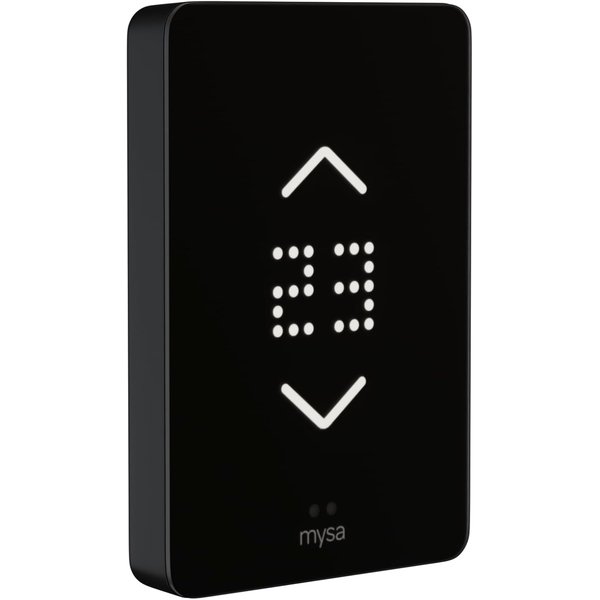 Mysa Smart Thermostat V2 Black Edition in matte black