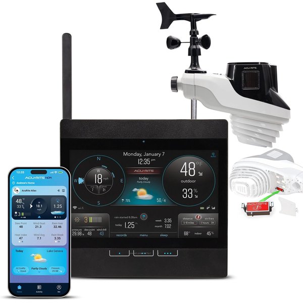 AcuRite Atlas home weather station with Wi-Fi display and lightning detection