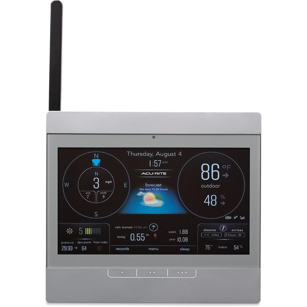 AcuRite Atlas HD display console showing weather data