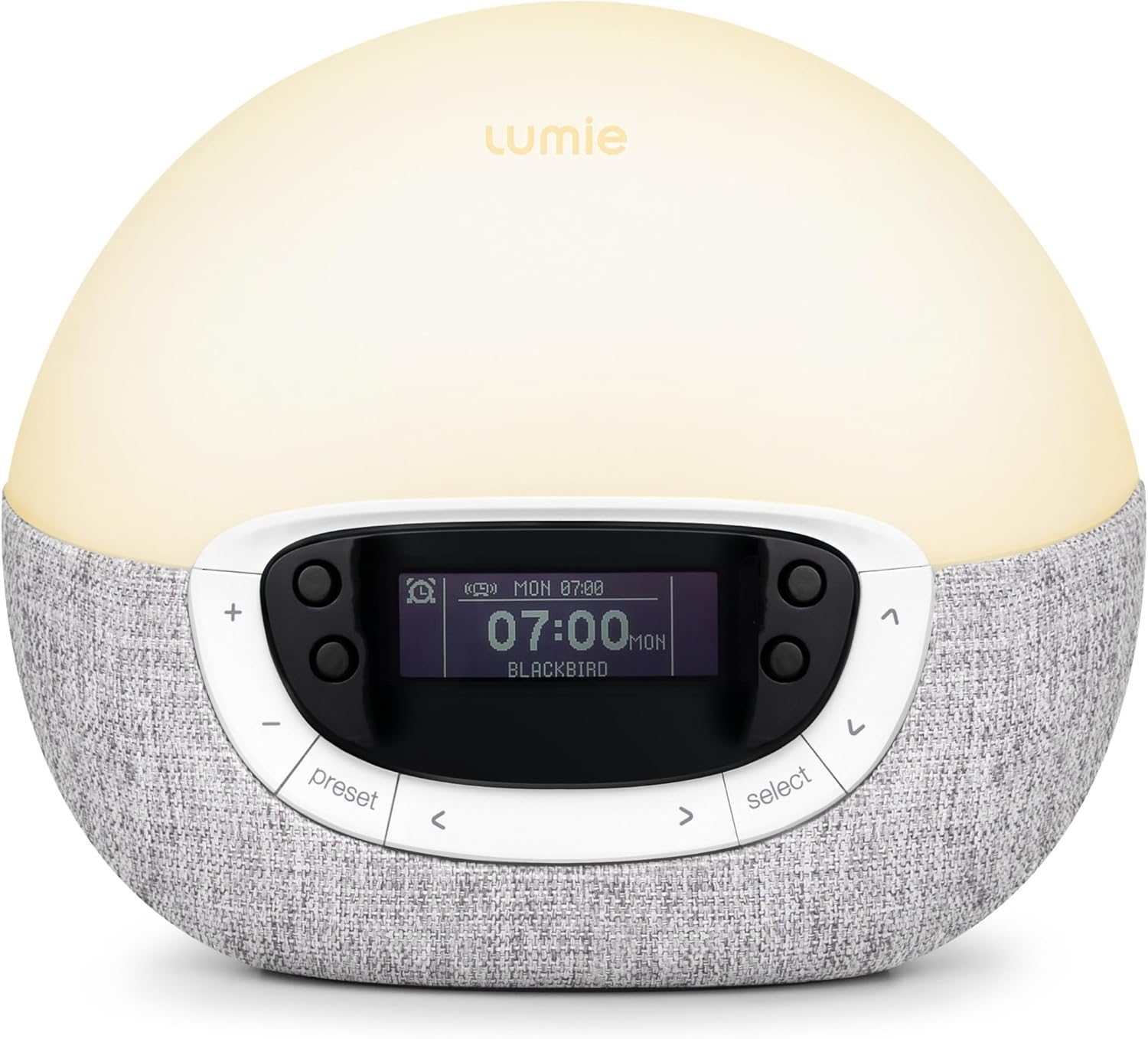 Lumie Bodyclock Shine 300 sunrise and sunset alarm clock with bedside lamp